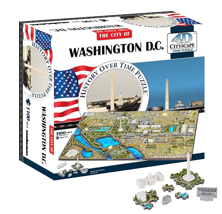 【未組立】４Ｄ ＴＩＭＥ　ＰＵＺＺＬＥ　香港 4D Cityscape 4DHK: 4D TIME PUZZLE - HONG KONG - 1100 pcs